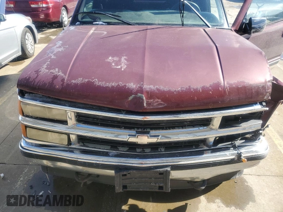 1997 Chevrolet Silverado 1500 with VIN 2GCEK19R3V1277602, listed as a Copart auction lot 45843165 with 417,524 mi miles and Salvage Title. Bid and sale history available at DreamBid. Image 11.