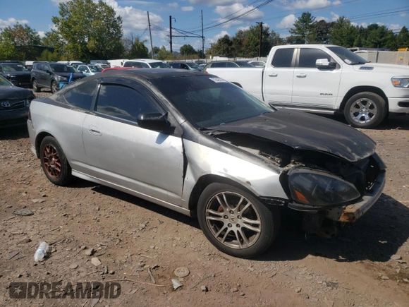 2005 Acura RSX with VIN JH4DC54885S018438, listed as a Copart auction lot 72343014 with Not Provided miles and Salvage Title. Bid and sale history available at carsss.com. Image 4.