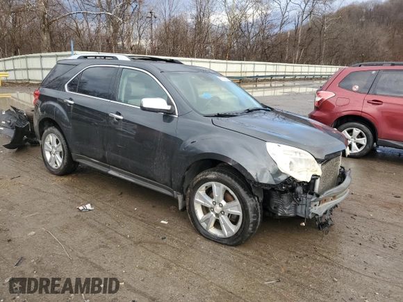 2013 Chevrolet Equinox LTZ with VIN 2GNFLGE31D6219552, listed as a Copart auction lot 85736864 with Not Provided miles and Salvage Title. Bid and sale history available at carsss.com. Image 4.