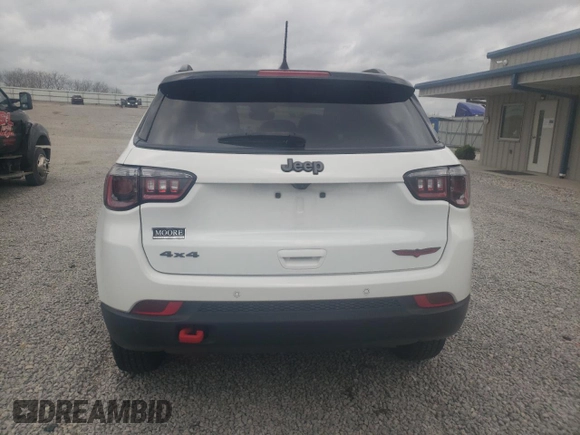 2023 Jeep Compass Trailhawk with VIN 3C4NJDDN5PT565793, listed as a Copart auction lot 50060115 with 38,292 mi miles and Salvage title. Bid and sale history available at DreamBid. Image 6.