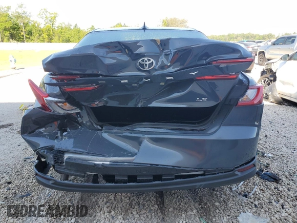 2025 Toyota Camry LE with VIN 4T1DAACK9SU061937, listed as a Copart auction lot 53559045 with 8,328 mi miles and Clean Title. Bid and sale history available at carsss.com. Image 6.