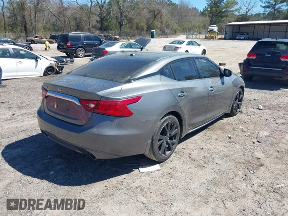 2017 Nissan Maxima SV with VIN 1N4AA6AP6HC433063, listed as a IAAI auction lot 41824120 with 130,692 mi miles and . Bid and sale history available at DreamBid. Image 4.