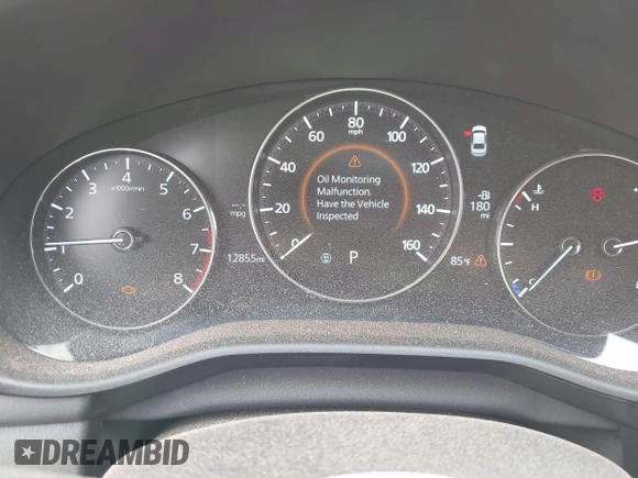 2023 Mazda 3 S Preferred with VIN 3MZBPACM8PM380055, listed as a IAAI auction lot 41804643 with 12,855 mi miles and . Bid and sale history available at DreamBid. Image 7.