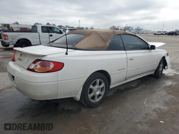2002 Toyota Solara SE z VIN 2T1FF28P32C590841, wystawiony jako Copart lot #43753475 z przebiegiem 128 106 mil mil oraz Szkoda całkowita • Salvage title. Historia ofert i sprzedaży dostępna na DreamBid. Obrazek 3.