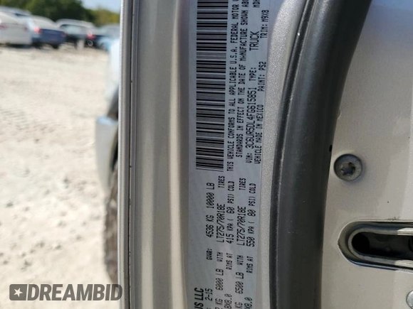 2015 Ram 2500 SLT with VIN 3C6UR5DL4FG615851, listed as a Copart auction lot 73407654 with 87,881 mi miles and Salvage Title. Bid and sale history available at carsss.com. Image 12.