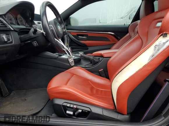 2017 BMW M4 with VIN WBS3R9C34HA014284, listed as a Copart auction lot 82019873 with 43,239 mi miles. Bid and sale history available at carsss.com. Image 7.