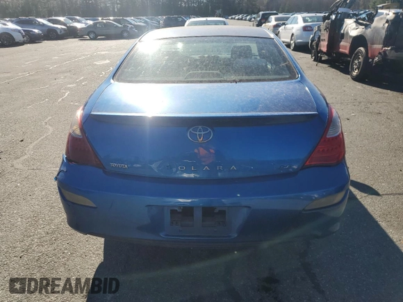 2007 Toyota Solara SE with VIN 4T1CE30P17U757758, listed as a Copart auction lot 80506774 with 203,748 mi miles and Non Repairable. Bid and sale history available at carsss.com. Image 6.