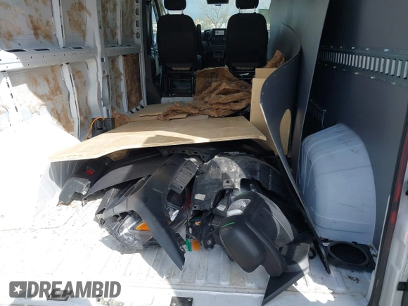 2023 Ram ProMaster Cargo with VIN 3C6LRVDG9PE603061, listed as a IAAI auction lot 41978109 with 12,921 mi miles. Bid and sale history available at carsss.com. Image 12.