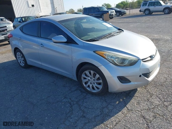 2012 Hyundai Elantra Limited with VIN 5NPDH4AEXCH067496, listed as a IAAI auction lot 41852241 with 177,248 mi miles. Bid and sale history available at carsss.com. Image 1.