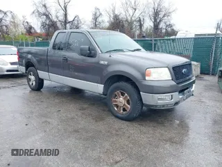 2004 Ford F-150 STX with VIN 1FTRX14W44NA05055, listed as a IAAI auction lot 41960979 with 184,479 mi miles and . Bid and sale history available at DreamBid. Image 1.