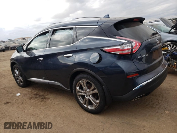 2016 Nissan Murano S z VIN 5N1AZ2MH9GN162160, wystawiony jako Copart lot #53674335 z przebiegiem 41 373 mil mil oraz Nie do naprawy • Non repairable. Historia ofert i sprzedaży dostępna na DreamBid. Obrazek 2.