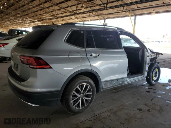 2019 Volkswagen Tiguan SE with VIN 3VV3B7AXXKM162862, listed as a Copart auction lot 44827135 with 57,072 mi miles and Salvage Title. Bid and sale history available at DreamBid. Image 3.