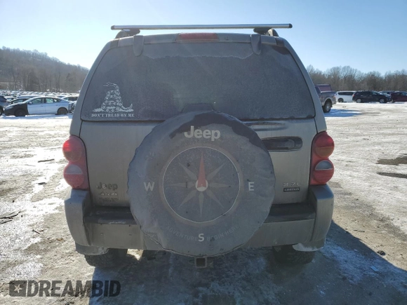 2004 Jeep Liberty Limited with VIN 1J4GL58K14W152214, listed as a Copart auction lot 42617265 with 141,454 mi miles and Salvage Title. Bid and sale history available at carsss.com. Image 6.