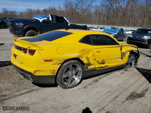 2010 Chevrolet Camaro 2SS with VIN 2G1FT1EW1A9121981, listed as a Copart auction lot 49889035 with 26,577 mi miles and Salvage Title. Bid and sale history available at carsss.com. Image 3.