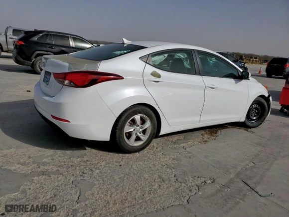 2015 Hyundai Elantra SE with VIN 5NPDH4AE2FH566636, listed as a Copart auction lot 49229545 with 185,002 mi miles and Clean Title. Bid and sale history available at carsss.com. Image 3.