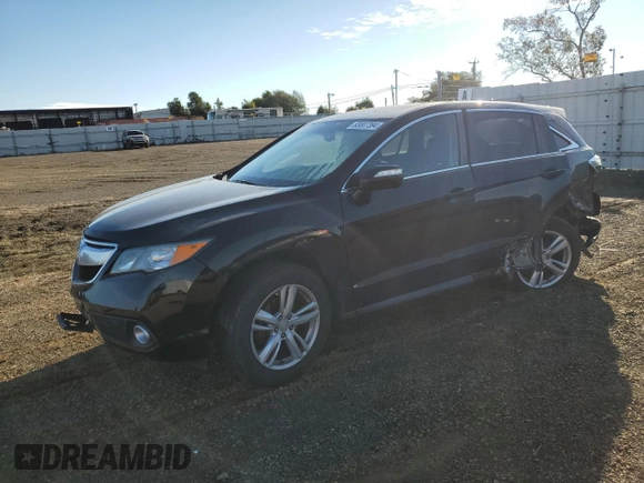 2015 Acura RDX Tech Pkg with VIN 5J8TB3H50FL007449, listed as a Copart auction lot 83007394 with 73,599 mi miles and Salvage Title. Bid and sale history available at carsss.com. Image 1.