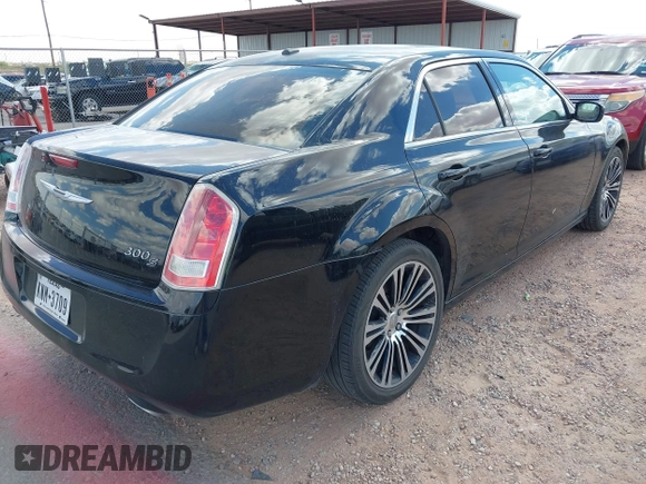 2014 Chrysler 300 S with VIN 2C3CCABG5EH205020, listed as a IAAI auction lot 42247180 with 186,458 mi miles and . Bid and sale history available at DreamBid. Image 4.