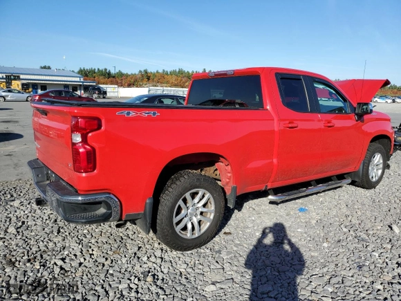 2019 Chevrolet Silverado 1500 LT with VIN 1GCRYDEK7KZ378980, listed as a Copart auction lot 76807154 with 42,803 mi miles and Salvage Title. Bid and sale history available at carsss.com. Image 3.