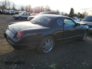 2002 Ford Thunderbird Hardtop Premium with VIN 1FAHP60A42Y127743, listed as a Copart auction lot 84723244 with Not Provided miles and Salvage Title. Bid and sale history available at DreamBid. Image 3.