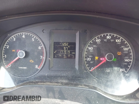 2012 Volkswagen Jetta S с VIN 3VW2K7AJ2CM346570, выставлен на аукционе IAAI как лот 42265230 с пробегом 171 919 миль миль и . История ставок и продаж доступна на DreamBid. Изображение 7.