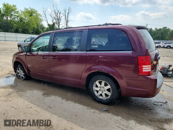2008 Chrysler Town & Country Touring with VIN 2A8HR54P48R815079, listed as a Copart auction lot 63579045 with 152,815 mi miles and Non repairable. Bid and sale history available at DreamBid. Image 2.