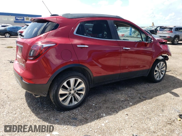2017 Buick Encore Preferred with VIN KL4CJESB1HB128036, listed as a Copart auction lot 62212985 with Not provided miles and Salvage title. Bid and sale history available at DreamBid. Image 3.