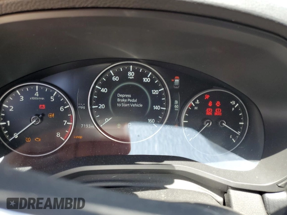 2025 Mazda CX-90 Select with VIN JM3KKAHDXS1210948, listed as a Copart auction lot 56128695 with 7,193 mi miles and Salvage title. Bid and sale history available at DreamBid. Image 9.