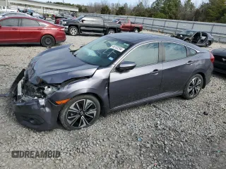 2016 Honda Civic EX-L z VIN 19XFC1F7XGE005221, wystawiony jako Copart lot #45102294 z przebiegiem Nie podano mil oraz Szkoda całkowita • Salvage title. Historia ofert i sprzedaży dostępna na DreamBid. Obrazek 1.