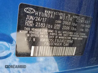 2018 Hyundai Elantra with VIN KMHH35LE9JU023894, listed as a Copart auction lot 83696454 with 65,030 mi miles and Salvage Title. Bid and sale history available at DreamBid. Image 15.