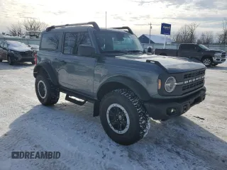 2024 Ford Bronco Black Diamond with VIN 1FMDE1AH3RLA71844, listed as a Copart auction lot 43228085 with 4,753 mi miles and Salvage title. Bid and sale history available at DreamBid. Image 4.