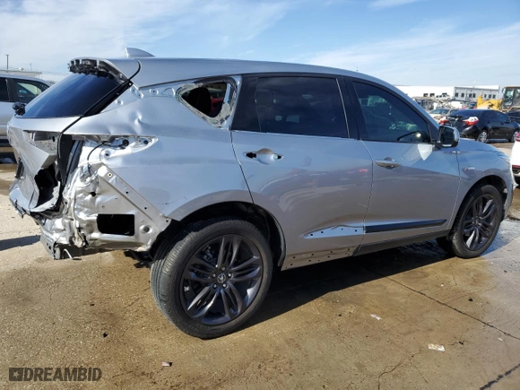 2021 Acura RDX w/A-Spec Package with VIN 5J8TC1H63ML019389, listed as a Copart auction lot 88953545 with 21,350 mi miles and Clean Title. Bid and sale history available at carsss.com. Image 3.