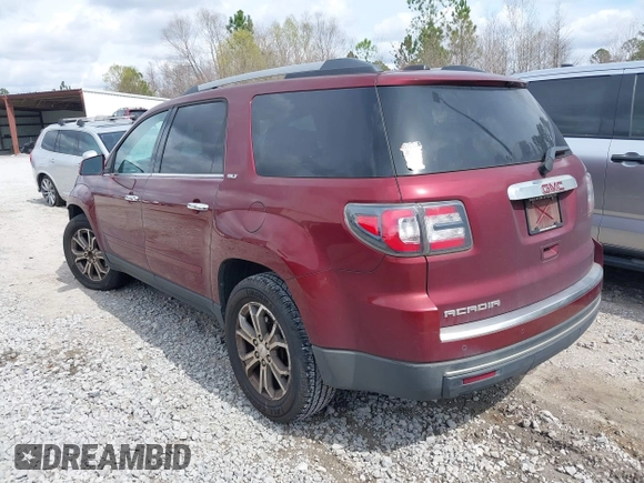 2016 GMC Acadia SLT with VIN 1GKKRRKD4GJ334947, listed as a IAAI auction lot 41675451 with 128,768 mi miles. Bid and sale history available at carsss.com. Image 3.