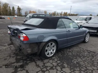 2003 BMW 3 Series 325Ci with VIN WBABS33463PG88875, listed as a Copart auction lot 80553934 with 202,964 mi miles and Salvage Title. Bid and sale history available at carsss.com. Image 3.