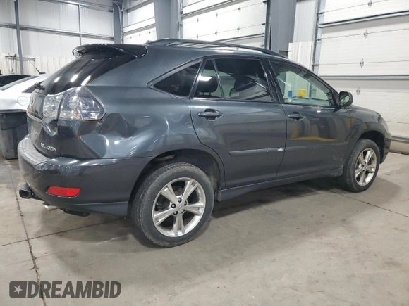 2006 Lexus RX 400h with VIN JTJHW31U560044053, listed as a Copart auction lot 51606245 with 175,359 mi miles and Salvage Title. Bid and sale history available at DreamBid. Image 3.