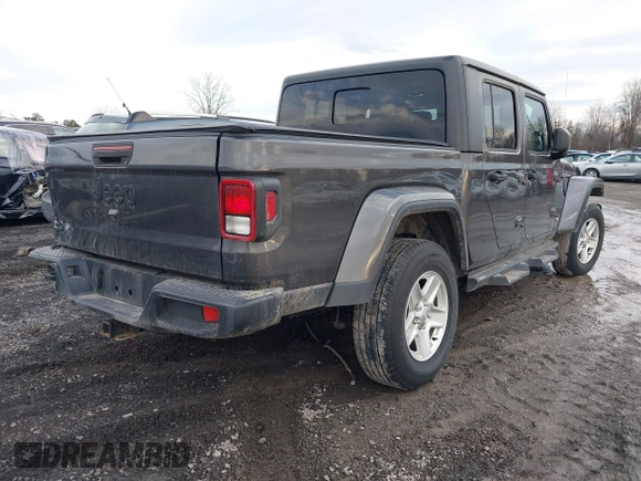 2021 Jeep Gladiator Willys with VIN 1C6HJTAGXML502037, listed as a IAAI auction lot 41225448 with 53,154 mi miles and . Bid and sale history available at carsss.com. Image 4.