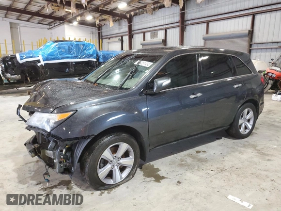 2013 Acura MDX with VIN 2HNYD2H23DH513330, listed as a Copart auction lot 45267435 with 221,749 mi miles and Non Repairable. Bid and sale history available at carsss.com. Image 1.