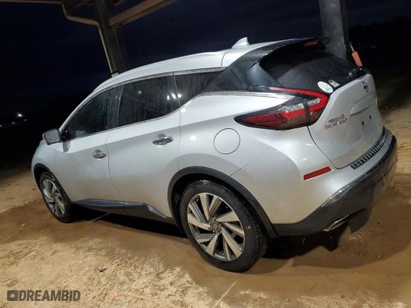 2019 Nissan Murano SV with VIN 5N1AZ2MJXKN116610, listed as a Copart auction lot 43729985 with 48,558 mi miles and Salvage Title. Bid and sale history available at carsss.com. Image 2.