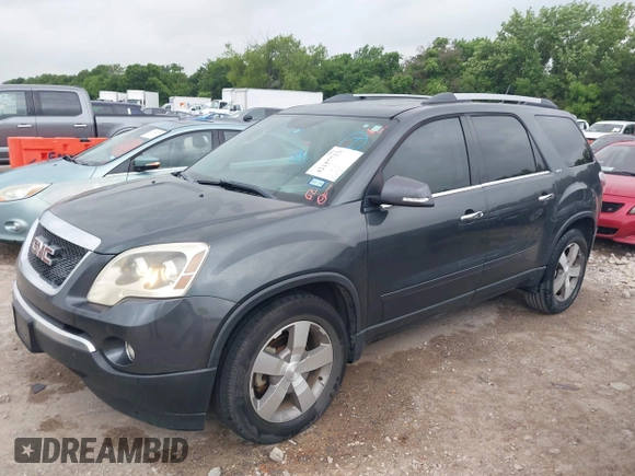 2011 GMC Acadia SLT1 with VIN 1GKKRRED7BJ152423, listed as a IAAI auction lot 42157733 with 265,765 mi miles. Bid and sale history available at carsss.com. Image 2.