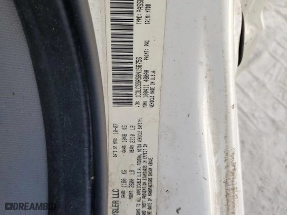 2008 Chrysler Sebring Touring with VIN 1C3LC55R58N156756, listed as a Copart auction lot 77406234 with 0 mi miles and Salvage Title. Bid and sale history available at carsss.com. Image 13.