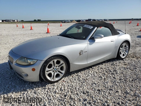 2005 BMW Z4 3.0i with VIN 4USBT53515LT28774, listed as a Copart auction lot 53826255 with 87,927 mi miles and Clean title. Bid and sale history available at DreamBid. Image 1.