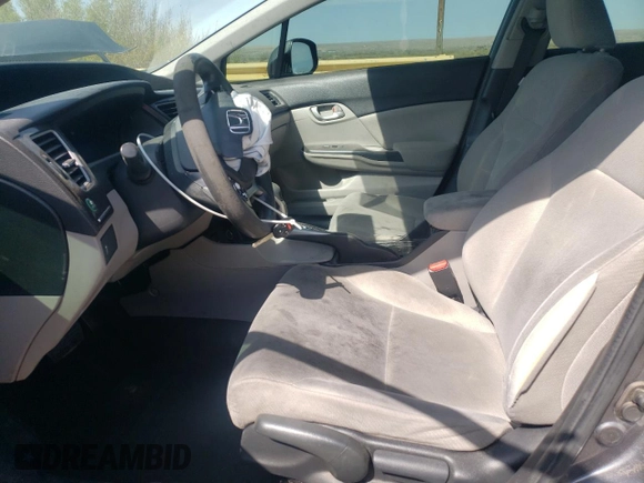 2013 Honda Civic LX with VIN 19XFB2F59DE208913, listed as a Copart auction lot 51713285 with 153,542 mi miles and Salvage Title. Bid and sale history available at DreamBid. Image 7.