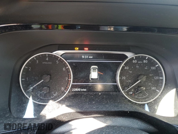 2024 Nissan Pathfinder Rock Creek with VIN 5N1DR3BD1RC224796, listed as a Copart auction lot 49659205 with 22,800 mi miles and Salvage title. Bid and sale history available at DreamBid. Image 9.