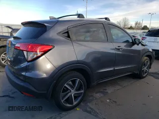 2022 Honda HR-V EX-L with VIN 3CZRU6H72NM743368, listed as a Copart auction lot 86986014 with 19,886 mi miles and Salvage Title. Bid and sale history available at carsss.com. Image 3.