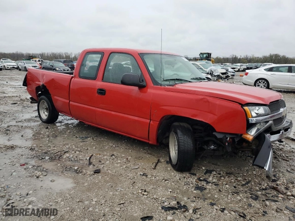 2004 Chevrolet Silverado 1500 Work Truck with VIN 1GCEC19X84Z278942, listed as a Copart auction lot 77411874 with 145,437 mi miles and Salvage Title. Bid and sale history available at carsss.com. Image 4.