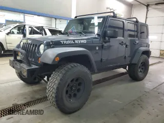 2008 Jeep Wrangler Unlimited Rubicon with VIN 1J4GA69198L591203, listed as a Copart auction lot 45772815 with 109,708 mi miles and Salvage Title. Bid and sale history available at carsss.com. Image 1.