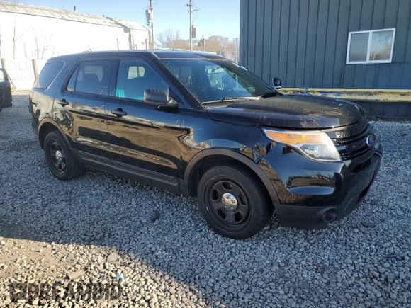 2014 Ford Utility Police Interceptor with VIN 1FM5K8AR3EGB02575, listed as a Copart auction lot 82382634 with 170,735 mi miles and Non Repairable. Bid and sale history available at carsss.com. Image 4.
