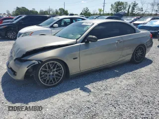 2007 BMW 3 Series 335i with VIN WBAWL73537PX46460, listed as a Copart auction lot 51055475 with 176,464 mi miles and Salvage Title. Bid and sale history available at carsss.com. Image 1.