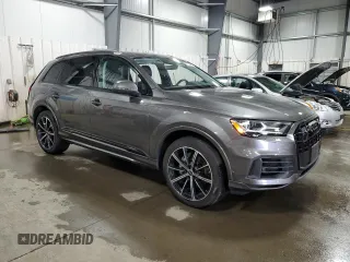 2023 Audi Q7 Premium Plus with VIN WA1LXBF70PD002417, listed as a Copart auction lot 50189695 with 29,754 mi miles and Salvage title. Bid and sale history available at DreamBid. Image 4.