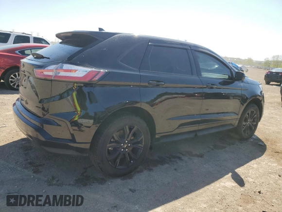 2024 Ford Edge SE with VIN 2FMPK4G99RBB26658, listed as a Copart auction lot 55584815 with 32,754 mi miles and Salvage title. Bid and sale history available at DreamBid. Image 3.