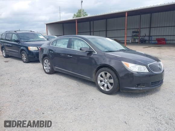 2013 Buick LaCrosse Premium 1 with VIN 1G4GF5E37DF170822, listed as a IAAI auction lot 41931240 with 202,935 mi miles and . Bid and sale history available at DreamBid. Image 1.